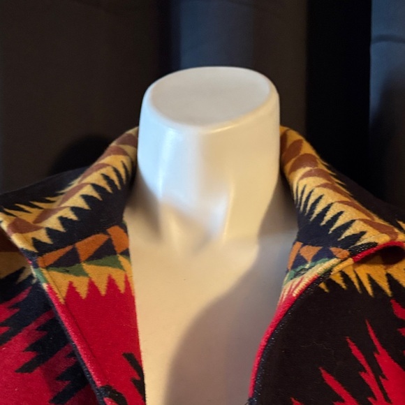 Pendleton Red and Black Geometric Utility Jacket - Picture 7 of 11